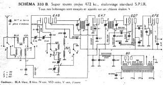 Blocs Accord 333B schematic circuit diagram